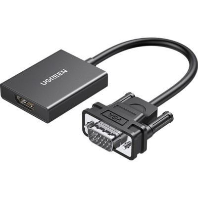 Адаптер UGREEN CM513 VGA to HDMI Adapter (50945) Black