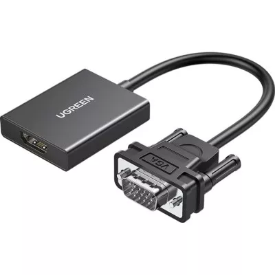 Адаптер UGREEN CM513 VGA to HDMI Adapter (50945) Black