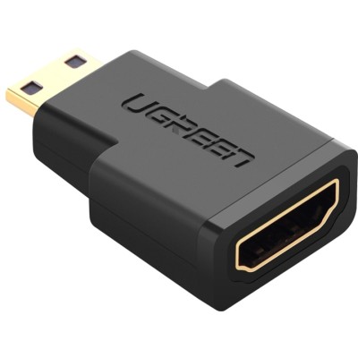 Адаптер UGREEN Mini HDMI Male To HDMI Female Adapter (20101) Black