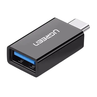 Адаптер UGREEN US173 USB Type-C To USB 3.0 Female OTG Adapter Black (20808)