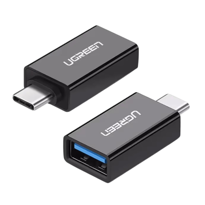 Адаптер UGREEN US173 USB Type-C To USB 3.0 Female OTG Adapter Black (20808)