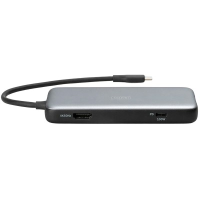 Док-станція USB-C, 7 портів, 1xHDMI, 3xUSB 3.2 Gen 2, 1xRJ45, 1xSD, 1xMicroSD, 1xPD DA-70914 DIGITUS by ASSMANN