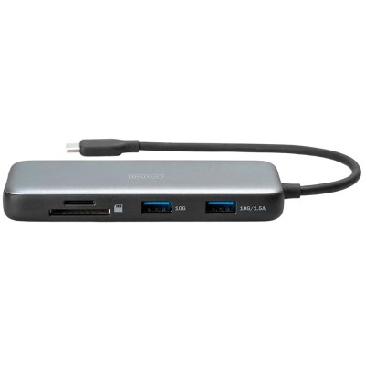 Док-станція USB-C, 7 портів, 1xHDMI, 3xUSB 3.2 Gen 2, 1xRJ45, 1xSD, 1xMicroSD, 1xPD DA-70914 DIGITUS by ASSMANN