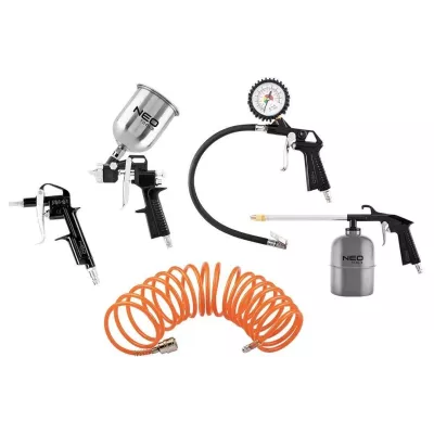 Набір пневматичних інструментів Neo Tools, 5 предметів (14-699)