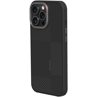 TPU чохол Monzo (MagFit) для Apple iPhone 16 Pro Max (6.9") Silver