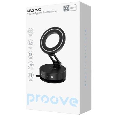 Автомобільний тримач Proove Mag Max Sutction Type Universal Mount (CHMM00000001) black