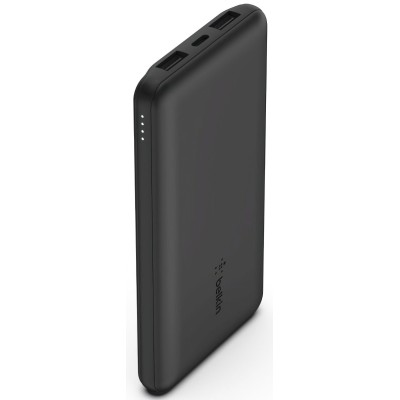 Акумулятор портативний літій-іонний Power Bank Belkin 10000мА·год, 15Вт, 2хUSB-A/USB-C, чорний (BPB011BTBK)