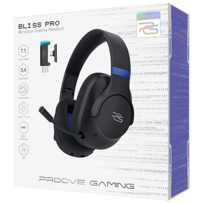 Бездротова ігрова гарнітура Proove Gaming Bliss Pro (APP) (GHBLPPP10002) white