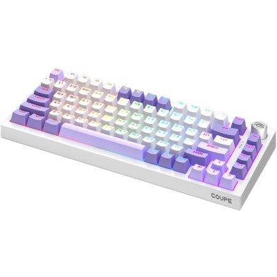 Бездротова клавіатура Proove Gaming Coupe (Ukraine Layout) white/purple