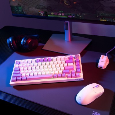 Бездротова клавіатура Proove Gaming Coupe (Ukraine Layout) white/purple