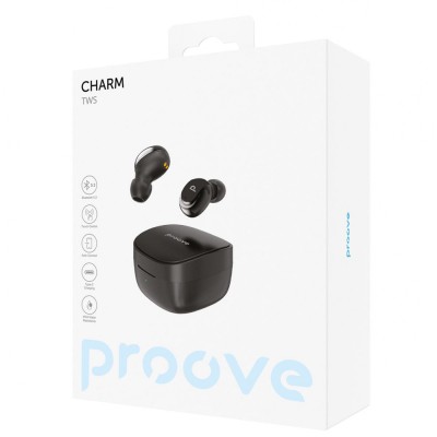 Бездротові навушники Proove Charm TWS (APP) (TWCH0001AP01) black