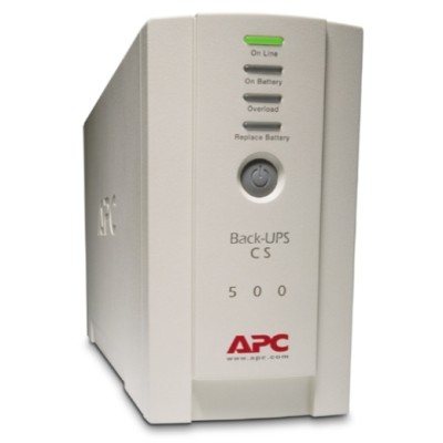 Джерело безперебійного живлення APC Back-UPS CS 500VA/300W, USB, 3+1 C13 (BK500EI)
