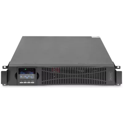 Джерело безперебійного живлення DIGITUS 2000VA/2000W, RTU2, LCD, RJ45, RS232, USB, 8xC13 (DN-170095)