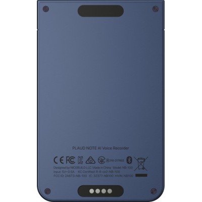Диктофон PLAUD.AI Note (NB-100-NB) Navy Blue