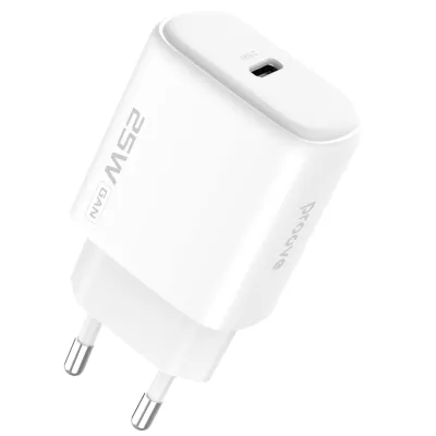 Зарядний Пристрій Proove Silicone Power 2 25W (Type-C) (WCSP25010002) white