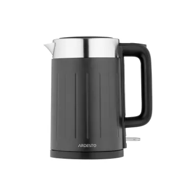 Електрочайник Ardesto 1.7л, Strix, подвійні стінки, чорний матовий (EKL-F18B)