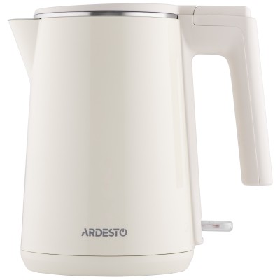 Електрочайник Ardesto 1л, Strix, подвійні стінки, бежевий (EKL-F1BG)