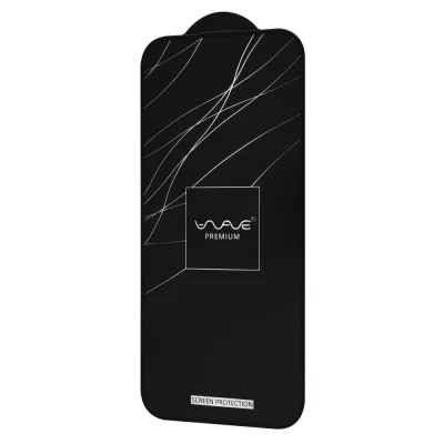Захисне скло iPhone 15 Pro WAVE Premium black