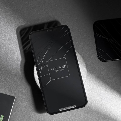 Захисне скло iPhone 15 Pro WAVE Premium black