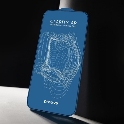Захисне скло iPhone 17 Pro / 17 / 16 Pro Proove Clarity AR black