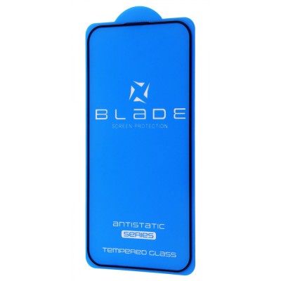 Захисне скло iPhone 17 Pro Max BLADE ANTISTATIC Series Full Glue black