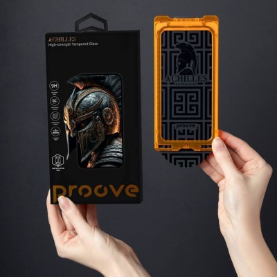 Захисне скло iPhone 17 Pro Max Proove Achilles Installation Box black