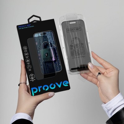 Захисне скло iPhone 17 Pro Max Proove Privacy 360 Installation Box black