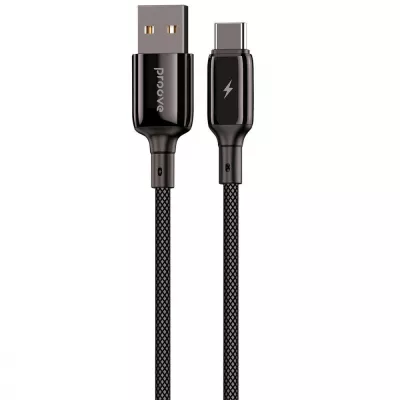 Кабель Proove Dense Metal USB to Type-C 2.4A (2m) (CCDM20001221) black