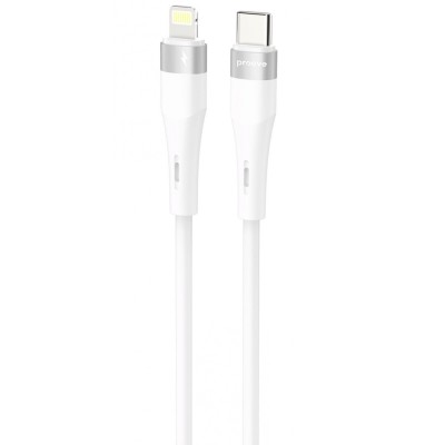 Кабель Proove Light Silicone Plus Type-C to Lightning 27W (1m) (CCLS27002102) white