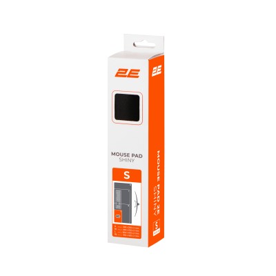 Килимок для миші 2E SHINY, S(300x200x2мм), чорний (2E-PAD-S-SHINY-BLACK) Килимок для миші 2E SHINY, S(300x200x2мм), чорний (2E-PAD-S-SHINY-BLACK)