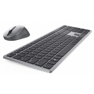 Комплект Dell Premier Multi-Device Wireless Keyboard and Mouse - KM7321W - Ukrainian (QWERTY) (580-AJQV)