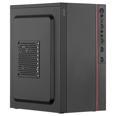 Корпус 2E TeamX TMX03 з БЖ 2E ATX400W, 2xUSB2.0, 1x80мм, VGA 220мм, mATX, чорний (2E-TMX03) Корпус 2E TeamX TMX03 з БЖ 2E ATX400W, 2xUSB2.0, 1x80мм, VGA 220мм, mATX, чорний (2E-TMX03)