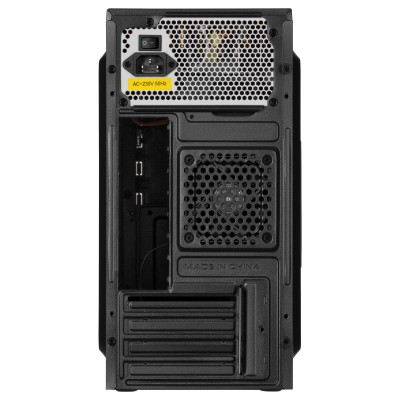 Корпус 2E TeamX TMX03 з БЖ 2E ATX400W, 2xUSB2.0, 1x80мм, VGA 220мм, mATX, чорний (2E-TMX03) Корпус 2E TeamX TMX03 з БЖ 2E ATX400W, 2xUSB2.0, 1x80мм, VGA 220мм, mATX, чорний (2E-TMX03)