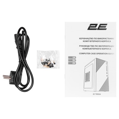 Корпус 2E TeamX TMX04 з БЖ 2E ATX400W, 2xUSB2.0, 1x80мм, VGA 220мм, mATX, чорний (2E-TMX04) Корпус 2E TeamX TMX04 з БЖ 2E ATX400W, 2xUSB2.0, 1x80мм, VGA 220мм, mATX, чорний (2E-TMX04)