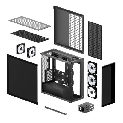 Корпус EATX W/O PSU XTENDER BLK ACPCC00018A ARCTIC Корпус EATX W/O PSU XTENDER BLK ACPCC00018A ARCTIC