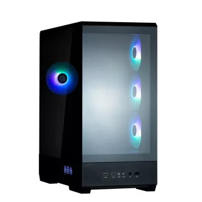 Корпус Zalman P50 DS без БЖ, 2xUSB3.0, 1xUSBType-C, 4x120мм ARGB, VGA 435мм, LCS ready, TG Side Panel, ATX, чорний (P50DSBLACK)