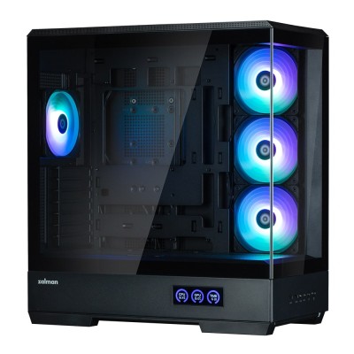 Корпус Zalman P50 DS без БЖ, 2xUSB3.0, 1xUSBType-C, 4x120мм ARGB, VGA 435мм, LCS ready, TG Side Panel, ATX, чорний (P50DSBLACK) Корпус Zalman P50 DS без БЖ, 2xUSB3.0, 1xUSBType-C, 4x120мм ARGB, VGA 435мм, LCS ready, TG Side Panel, ATX, чорний (P50DSBLACK)