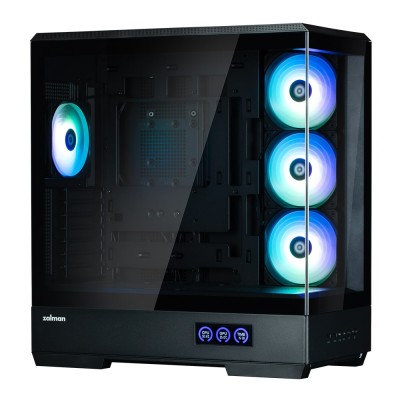 Корпус Zalman P50 DS без БЖ, 2xUSB3.0, 1xUSBType-C, 4x120мм ARGB, VGA 435мм, LCS ready, TG Side Panel, ATX, чорний (P50DSBLACK) Корпус Zalman P50 DS без БЖ, 2xUSB3.0, 1xUSBType-C, 4x120мм ARGB, VGA 435мм, LCS ready, TG Side Panel, ATX, чорний (P50DSBLACK)
