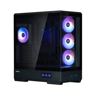Корпус Zalman P50 DS без БЖ, 2xUSB3.0, 1xUSBType-C, 4x120мм ARGB, VGA 435мм, LCS ready, TG Side Panel, ATX, чорний (P50DSBLACK) Корпус Zalman P50 DS без БЖ, 2xUSB3.0, 1xUSBType-C, 4x120мм ARGB, VGA 435мм, LCS ready, TG Side Panel, ATX, чорний (P50DSBLACK)