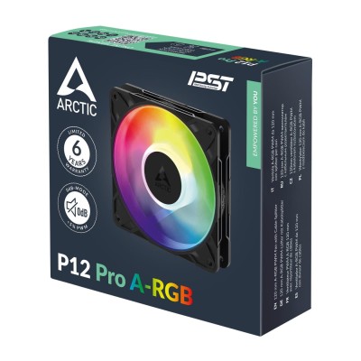 Корпусний вентилятор 120MM P12 PRO A-RGB ACFAN00309A ARCTIC Корпусний вентилятор 120MM P12 PRO A-RGB ACFAN00309A ARCTIC