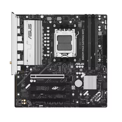 Материнcька плата ASUS B850M MAX GAMING WIFI sAM5 B850 4xDDR5 M.2 HDMI DP WiFi BT mATX (90MB1LL0-M0EAY0)