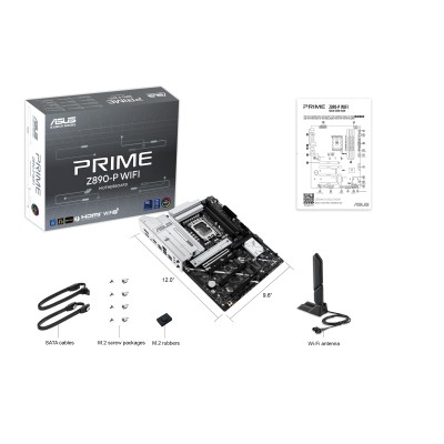 Материнcька плата ASUS PRIME Z890-P WIFI s1851 Z890 4xDDR5 M.2 HDMI DP Wi-Fi BT ATX (90MB1I70-M0EAY0) Материнcька плата ASUS PRIME Z890-P WIFI s1851 Z890 4xDDR5 M.2 HDMI DP Wi-Fi BT ATX (90MB1I70-M0EAY0)