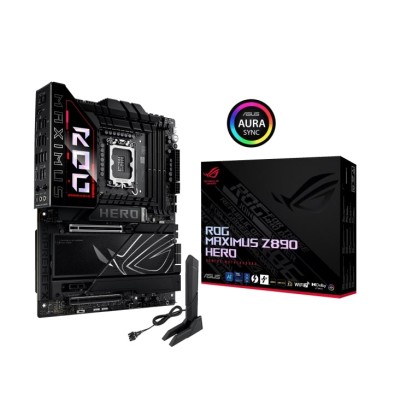 Материнcька плата ASUS ROG MAXIMUS Z890 HERO s1851 Z890 4xDDR5 M.2 Thunderbolt HDMI Wi-Fi BT ATX (90MB1ID0-M0EAY0)