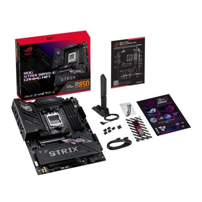 Материнcька плата ASUS ROG STRIX B850-E GAMING WIFI sAM5 B850 4xDDR5 M.2 HDMI DP USB Type-C WiFi BT ATX (90MB1J60-M0EAY0)