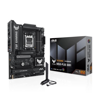 Материнcька плата ASUS TUF GAMING B850-PLUS WIFI sAM5 B850 4xDDR5 M.2 HDMI DP WiFi BT ATX (90MB1J30-M0EAY0) Материнcька плата ASUS TUF GAMING B850-PLUS WIFI sAM5 B850 4xDDR5 M.2 HDMI DP WiFi BT ATX (90MB1J30-M0EAY0)