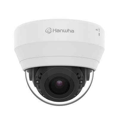 Мережева камера купольна 4MP @30fps, motorized vari-focal lens 3.1x (3.2 ~ 10.0mm) (109°~33.2°) QND-7082R HANWHA VISION