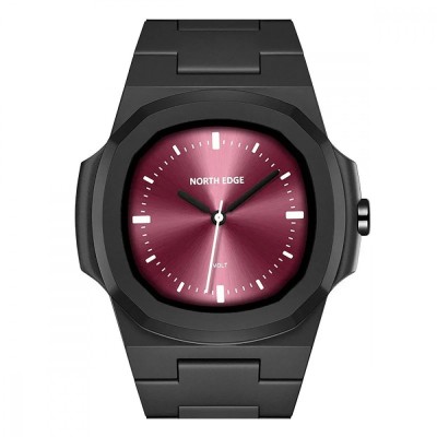 Механічний Годинник NORTH EDGE VOLT black/red