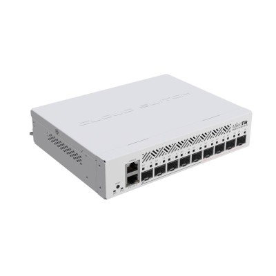 Мережевий комутатор Ethernet з функцією маршрутизації 9PORT CRS310-1G-5S-4S+IN MIKROTIK