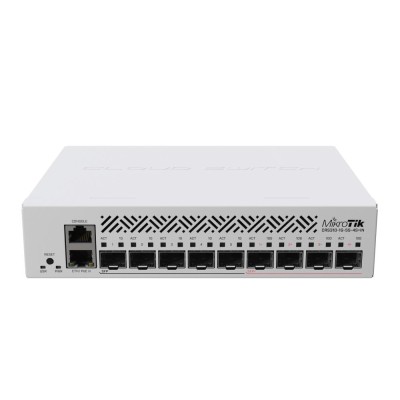 Мережевий комутатор Ethernet з функцією маршрутизації 9PORT CRS310-1G-5S-4S+IN MIKROTIK