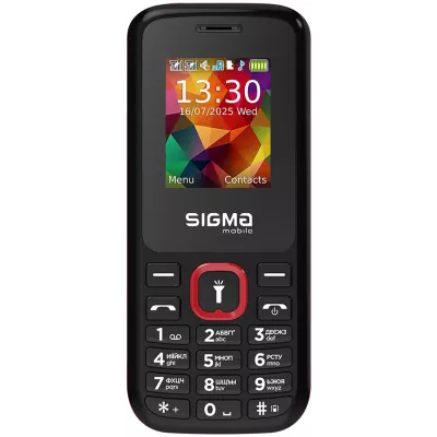 Мобільний телефон Sigma mobile X-style 171 MINI black-red